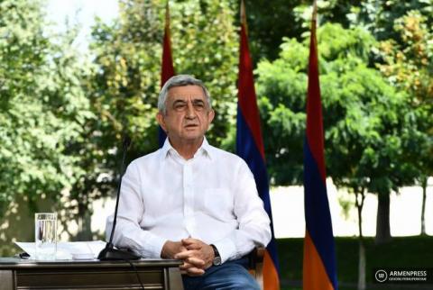 Serzh Sargsyan praises Armenian military and diplomatic victory in 2016 April War 