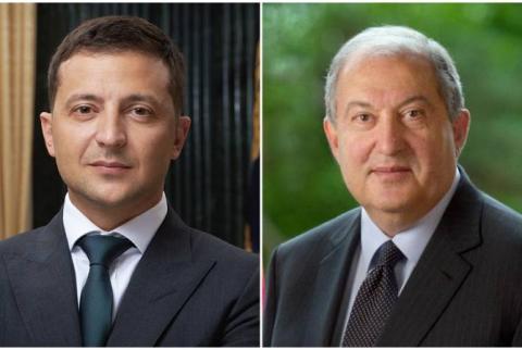 Armenian President congratulates Ukrainian counterpart on national day