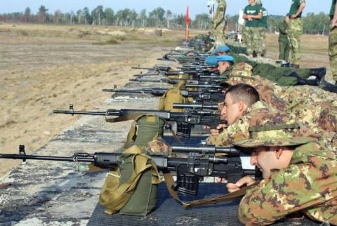 الجنود الأرمن يسجّلون نتيجة عالية في مسابقة«خط القنّاص»بالألعاب العسكرية الدولية ال6 في بيلاروسيا