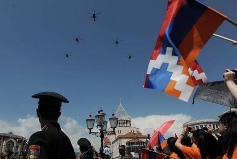 Armenians around the globe celebrate 29th anniversary of independence of Artsakh