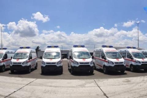 Armenian government donates 21 modern ambulances to provincial hospitals