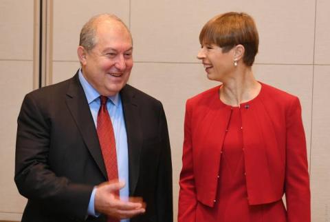 Estonian President congratulates Armenian counterpart on Independence Day