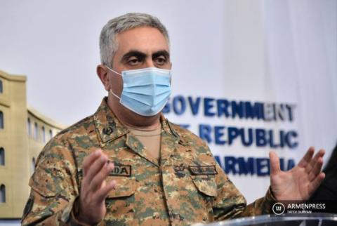 Military representative Artsrun Hovhannisyan's news conference