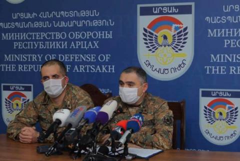 Artsakh Defense Army Deputy Commander Artur Sargsyan's news conference