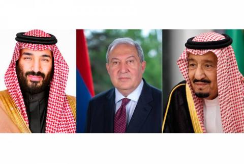 الرئيس سركيسيان يبعث رسالتين للملك سلمان وولي العهد السعودي محمد بن سلمان بن عبد العزيز أل سعود