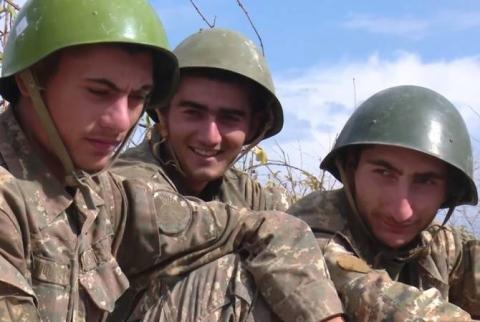 Армия обороны Арцаха опубликовала видеоматериал с передовой