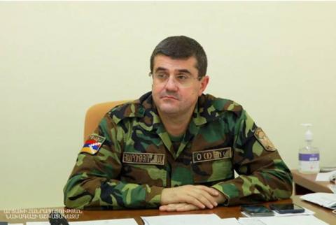 Artsakh President praises “brilliantly professional” troops and effective government wartime work