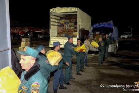 Արցախի համար ուղարկվող օգնության աշխարհագրությունն ու ծավալները ժամ առ ժամ են ավելանում. ՀՀ ԱԻՆ