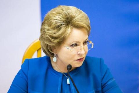 Матвиенко считает серьезной угрозой проникновение террористов в зону карабахского конфликта 