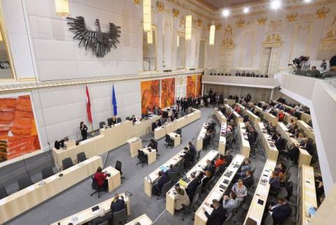 Austrian Parliament unanimously condemns Turkish intervention in NK, offers peace talks in Vienna