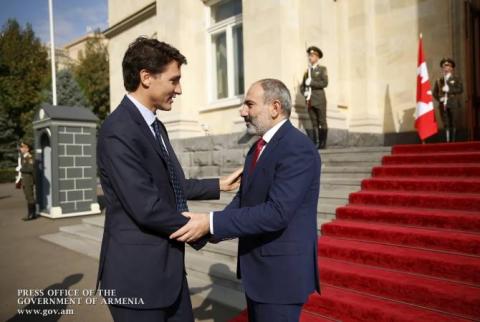 Nikol Pashinyan s’est entretenu au téléphone avec Justin Trudeau