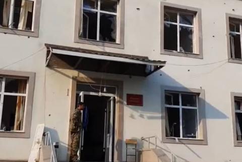 Azerbaijan presents strikes against hospital as destruction of ammunition depots