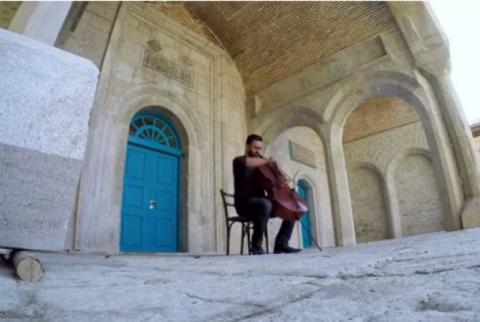 ‘Culture has no borders’: Belgian-Armenian cellist plays at Upper Mosque in Shushi, Artsakh