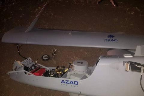 Azerbaijani UAV destroyed in Armenia