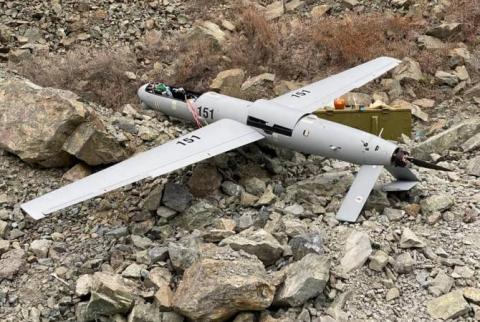 Un drone azéri détruit ce soir au-dessus de Stepanakert