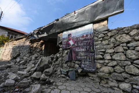 Artsakh’s Shushi suffered countless damages from Azerbaijani rocket-artillery strikes 