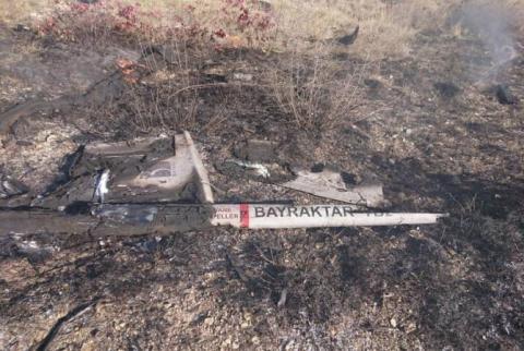 Artsakh forces shoot down another Bayraktar combat drone