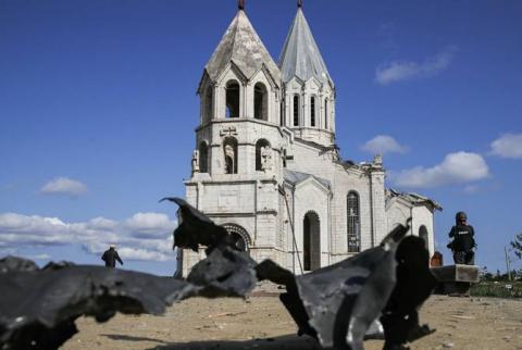 Diaspora’s philanthropists express readiness to restore dome of Shushi’s Ghazanchetsots Cathedral