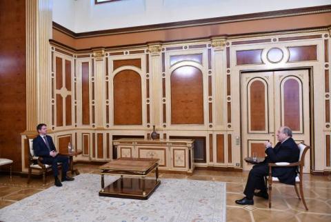 Armenian President meets with French Ambassador