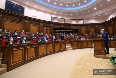 Opposition Bright Armenia faction initiates petition on convening emergency session of Parliament