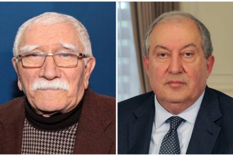 Президент Армен Саркисян направил соболезнования в связи с кончиной Армена Джигарханяна