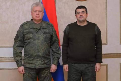 Президент Арцаха принял первого заместителя военного прокурора ЮВО ВС России