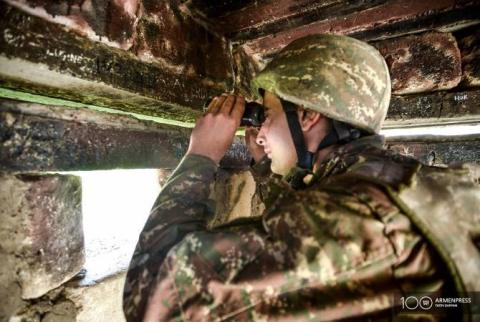 Режим прекращения огня по всей линии соприкосновения ВС Арцаха и Азербайджана полностью соблюдается