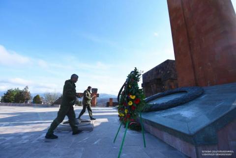 Arayik Harutyunyan a rendu hommage à la mémoire des innocentes victimes du séisme de Spitak
