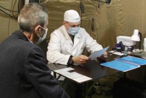 Российские военные врачи в Арцахе оказали помощь 368 пациентам