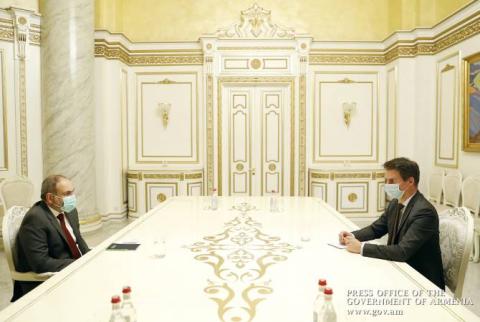 Armenian PM, French Ambassador discuss developments over Artsakh conflict