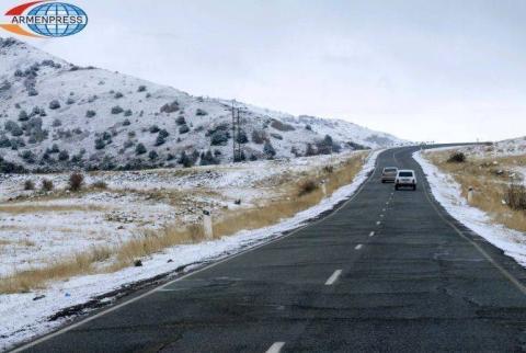 ՀՀ ԱԻՆ-ը ներկայացրել է եղանակային պայմաններն ավտոճանապարհներին