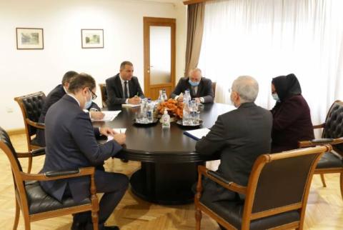 Ваан Керобян принял посла Ирана в Армении
