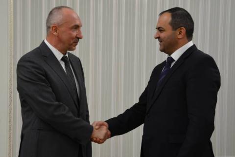 Генеральный прокурор Армении принял посла Республики Беларусь