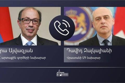 Главы МИД Армении и Грузии обсудили вопросы регионального мира и безопасности