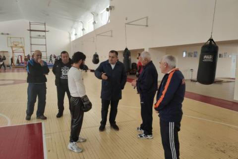 ԿԳՄՍ նախարարի տեղակալ Կարեն Գիլոյանը Ծաղկաձորում հանդիպել է մարզիկներին