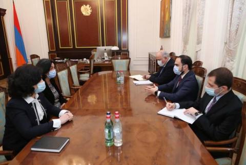 Տիգրան Ավինյանն ընդունել է «Վեոլիա» ընկերության՝ Հայաստանի հարցերով տնօրենին