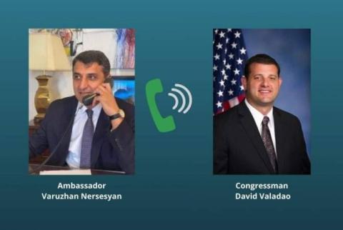 Armenian Ambassador speaks with U.S. Congressman about repatriation of Armenian POWs
