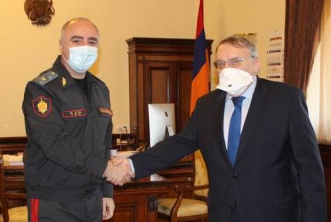 Armenia Special Investigation Service chief holds meeting with Czech Ambassador