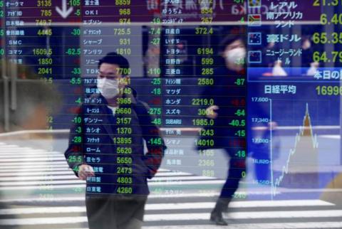 Asian Stocks down - 19-02-21