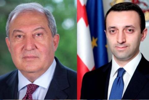 Armenian President Sends congratulatory message to Georgian PM