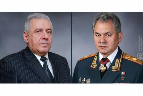 Armenian, Russian Defense Ministers discuss the situation in Armenia