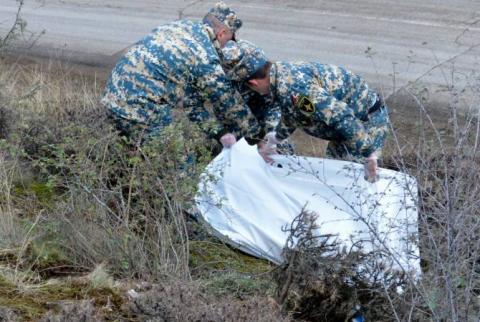 В Мартакерте обнаружены останки одного военнослужащего