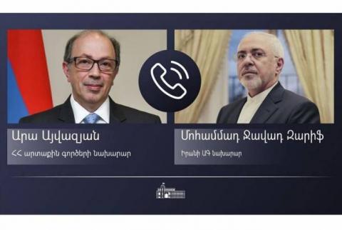 Armenian, Iranian FMs discuss issues of regional security and stability