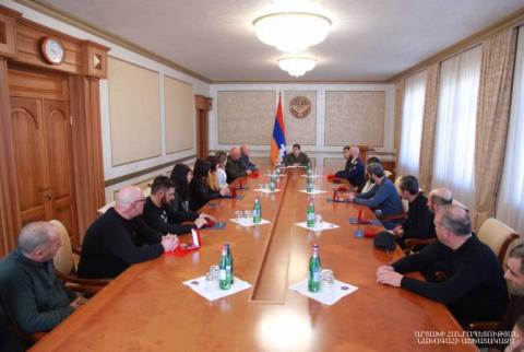Президент Республики Арцах наградил группу военнослужащих