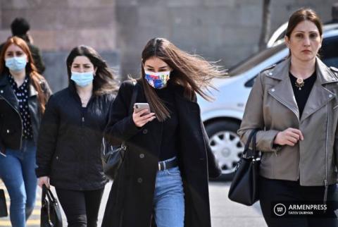 COVID-19: L'Arménie signale 1164 nouveaux cas au cours de la dernière journée