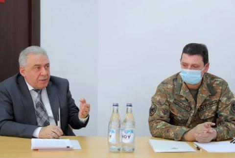 Джалал Арутюнян представил деятельность Службы военного контроля МО за прошлый год