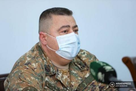 До 22-23-го дня войны у военнослужащих были только осколочные ранения:  Саак Оганян