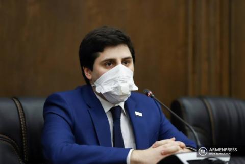 Ruling bloc MP Suren Grigoryan steps down