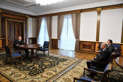 Central Bank chief briefs President Sarkissian on inflation situation