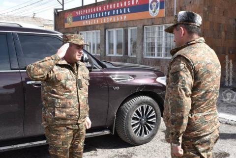 Armenian military’s Chief of General Staff visits eastern border